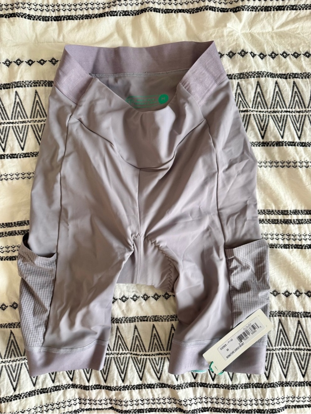 NWT Peppermint Cycling Signature Cargo Short Medium Cloudy - Picture 2 of 4